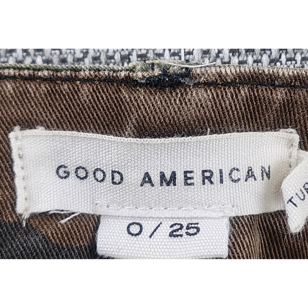 Good American Womens 0/25 Fatigue
Camo Green Uniform Cargo Pants Y2K - Picture 4 of 13